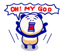 Panda lady sticker #7458081