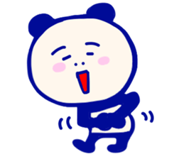 Panda lady sticker #7458087