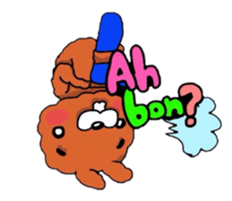 The flying hare-dog (^-^)/ France. sticker #7458128