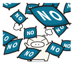 The Cushion Sticker sticker #7458551