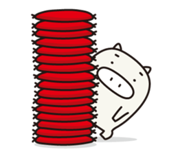 The Cushion Sticker sticker #7458564