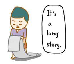 The Story in Our Lovely Big City sticker #7458659