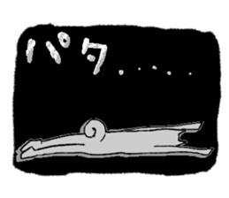 with a white dog sticker #7458809