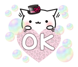 Hand of a cat. Gal language sticker #7459064