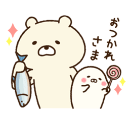 Polar bear and Harbor seal sticker #7459777