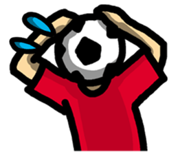 Soccer in the world sticker #7459935