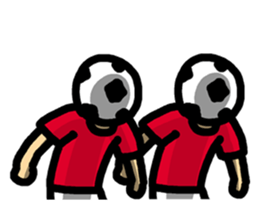 Soccer in the world sticker #7459964