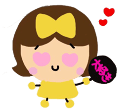 Idol love Ota-ko chan sticker #7460917