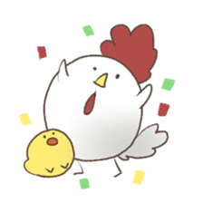 cute birds Sticker sticker #7461765
