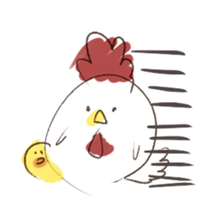 cute birds Sticker sticker #7461770