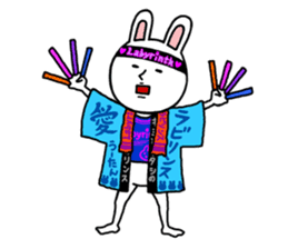 nihon usagi2 sticker #7461931