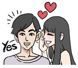 AsB - Comic Girls (My Close Guys!) sticker #7461975