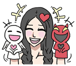 AsB - Comic Girls (My Close Guys!) sticker #7461980
