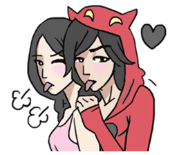AsB - Comic Girls (My Close Guys!) sticker #7461984