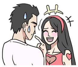 AsB - Comic Girls (My Close Guys!) sticker #7461998