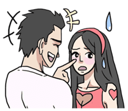 AsB - Comic Girls (My Close Guys!) sticker #7461999