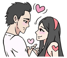 AsB - Comic Girls (My Close Guys!) sticker #7462001