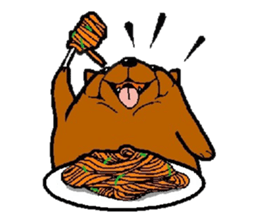 Daily life of POMERANIAN "BEAR". sticker #7462135