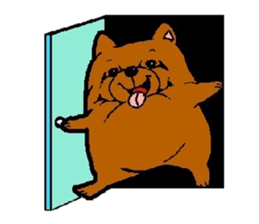 Daily life of POMERANIAN "BEAR". sticker #7462137