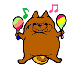 Daily life of POMERANIAN "BEAR". sticker #7462139