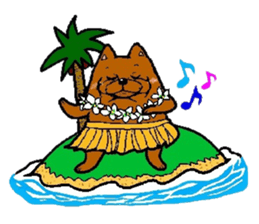 Daily life of POMERANIAN "BEAR". sticker #7462141