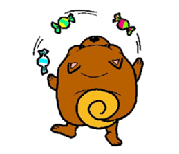 Daily life of POMERANIAN "BEAR". sticker #7462149