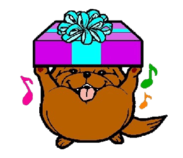 Daily life of POMERANIAN "BEAR". sticker #7462151