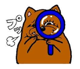 Daily life of POMERANIAN "BEAR". sticker #7462158