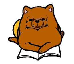 Daily life of POMERANIAN "BEAR". sticker #7462159