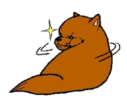 Daily life of POMERANIAN "BEAR". sticker #7462160