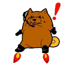 Daily life of POMERANIAN "BEAR". sticker #7462161