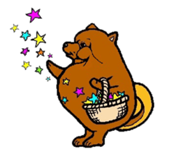 Daily life of POMERANIAN "BEAR". sticker #7462167