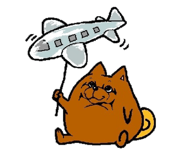 Daily life of POMERANIAN "BEAR". sticker #7462171