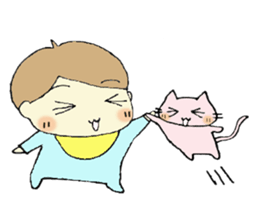 Uchinoko and Toroneko2 sticker #7462585