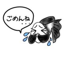 sticker of a cute guppy sticker #7462700