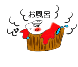 sticker of a cute guppy sticker #7462710