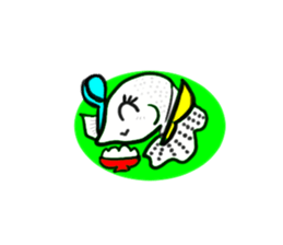 sticker of a cute guppy sticker #7462711