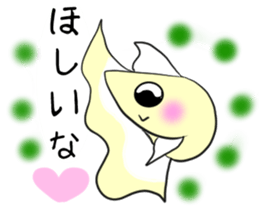 sticker of a cute guppy sticker #7462720