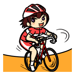 Sticker for cyclist