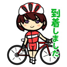 Sticker for cyclist sticker #7462894