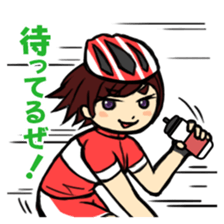 Sticker for cyclist sticker #7462901