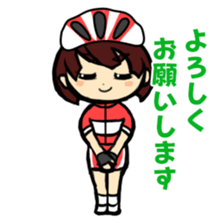 Sticker for cyclist sticker #7462912