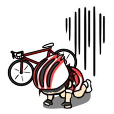 Sticker for cyclist sticker #7462917