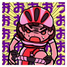 Sticker for cyclist sticker #7462918