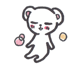 Cute Pinkbare sticker #7462946