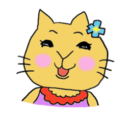 Kawaii Aloha Nekomaru Summer2 sticker #7462974