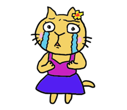 Kawaii Aloha Nekomaru Summer2 sticker #7462979