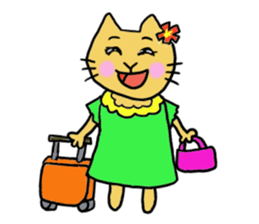 Kawaii Aloha Nekomaru Summer2 sticker #7462985