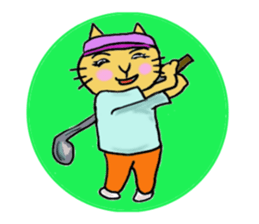 Kawaii Aloha Nekomaru Summer2 sticker #7463002