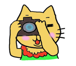 Kawaii Aloha Nekomaru Summer2 sticker #7463007